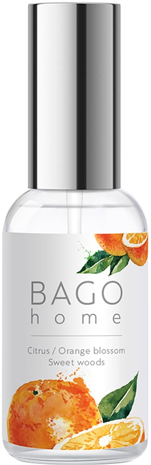 Спрей ароматический для дома Bago home Сочный апельсин 30мл