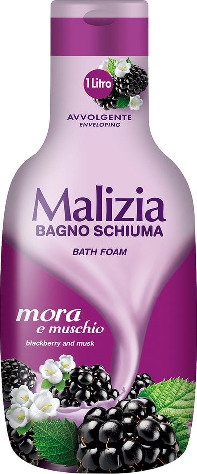 Пена для ванны Malizia Mora e muschio 1000мл