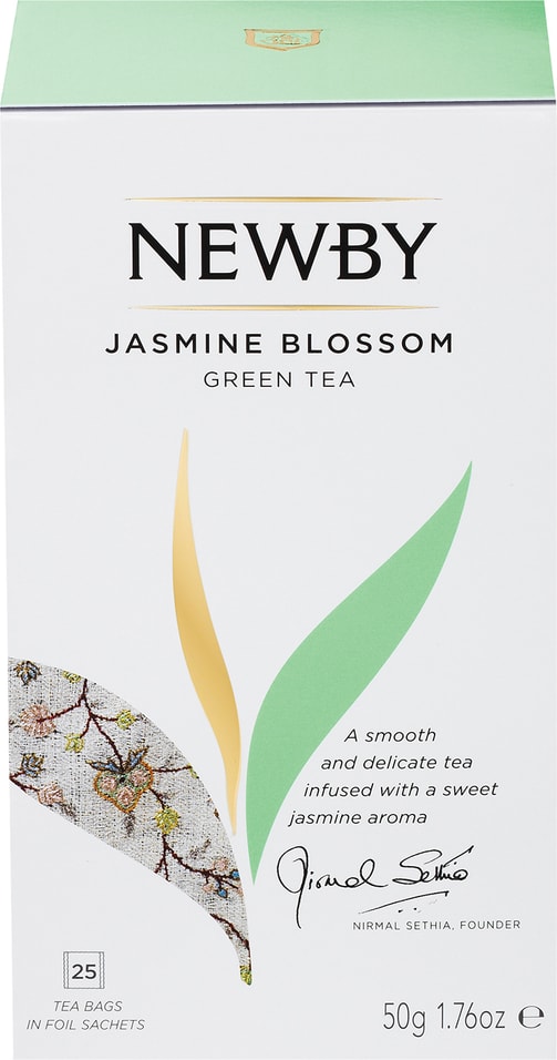 Чай зеленый Newby Jasmine Blossom 25*2г