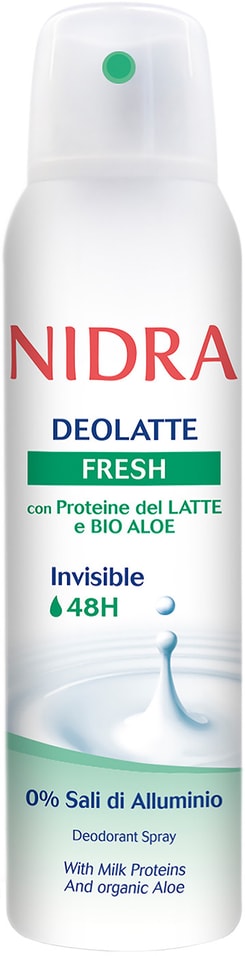 Дезодорант Nidra Освежающий с молочными протеинами 150мл