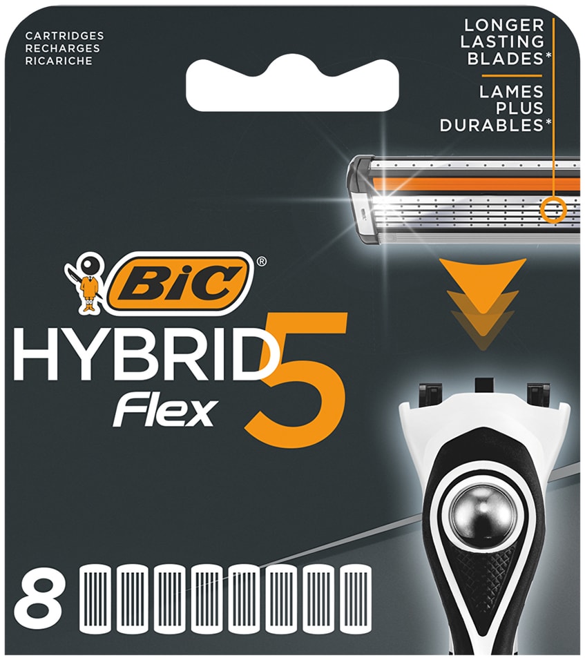 Кассеты для бритья Bic Hybrid 5 Flex 8шт от Vprok.ru