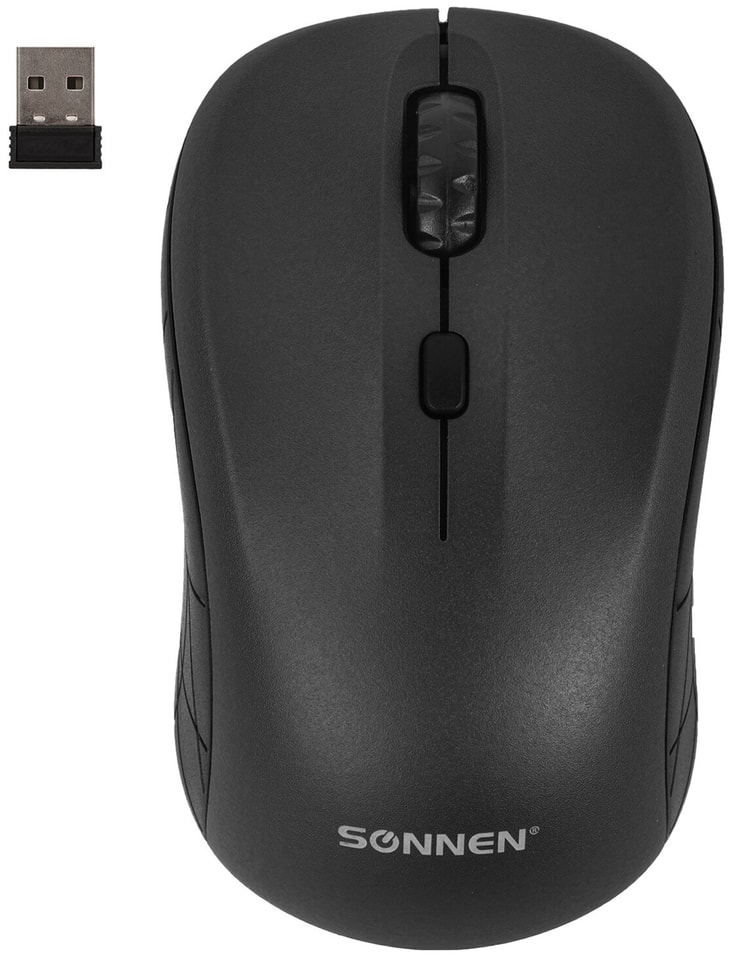 Мышь беспроводная Sonnen V111 USB 800 1200 1600 dpi 4 кнопки оптическая черная