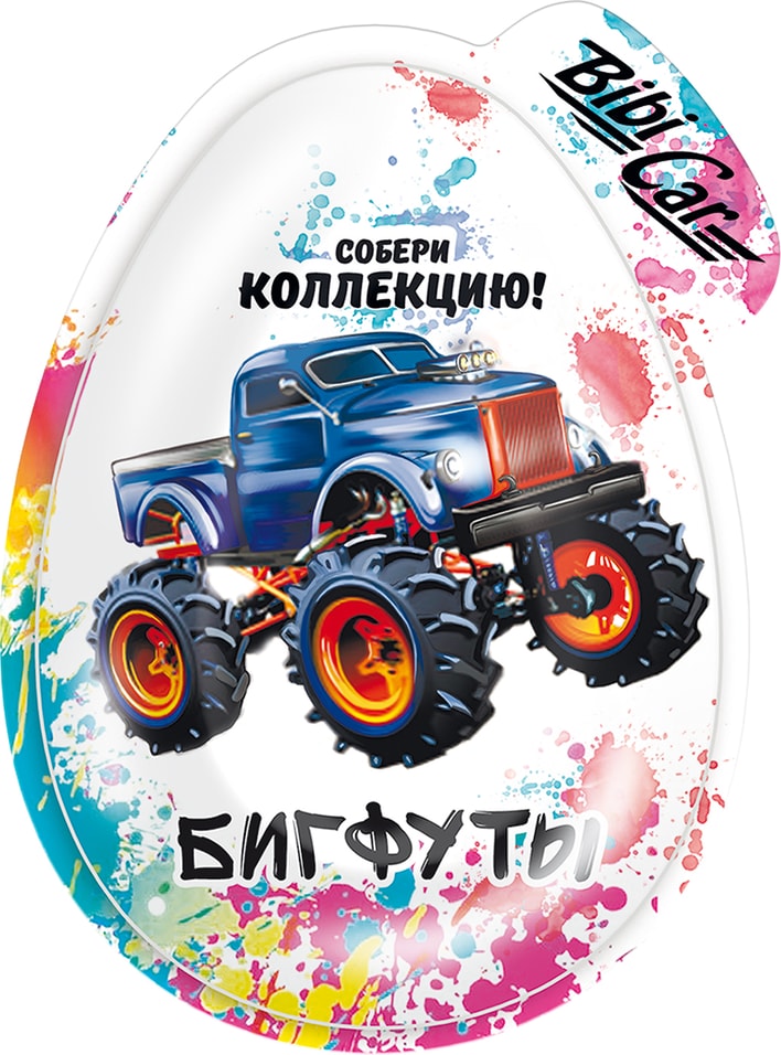 Яйцо Danli с игрушкой и мармеладом Bi-bi-car 15г в ассортименте