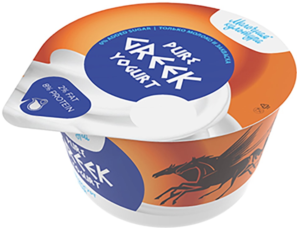 Йогурт Молочная культура Pure Греческий натуральный 130г