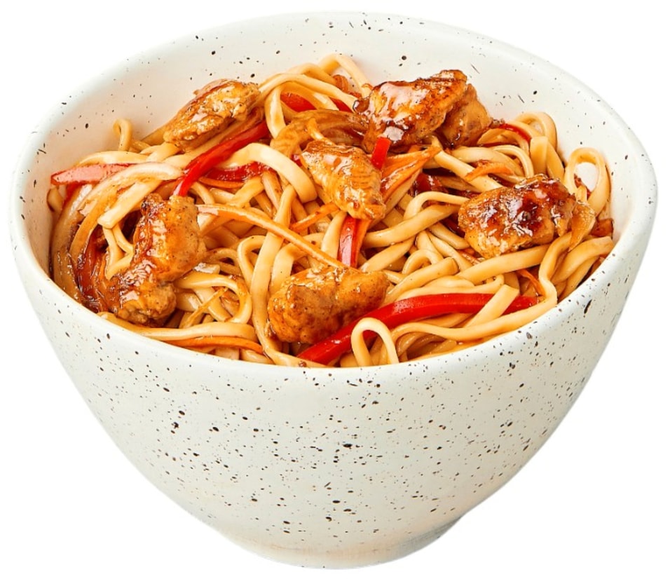 Вок Dostaевский курица терияки с лапшой удон 320г 200₽