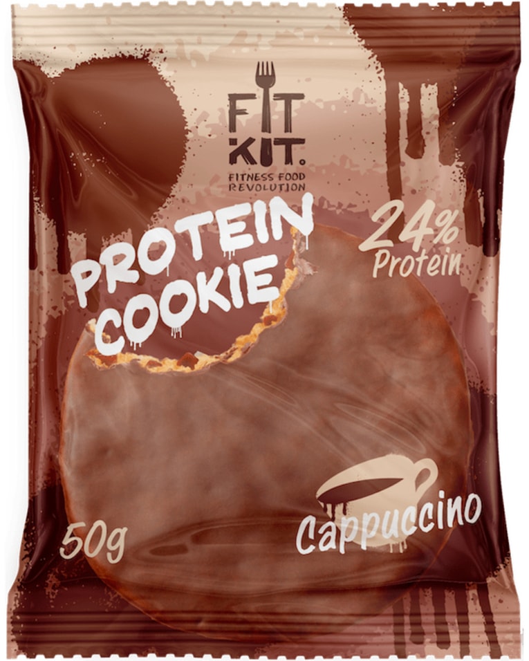 Печенье Fit Kit протеиновое Капучино 50г