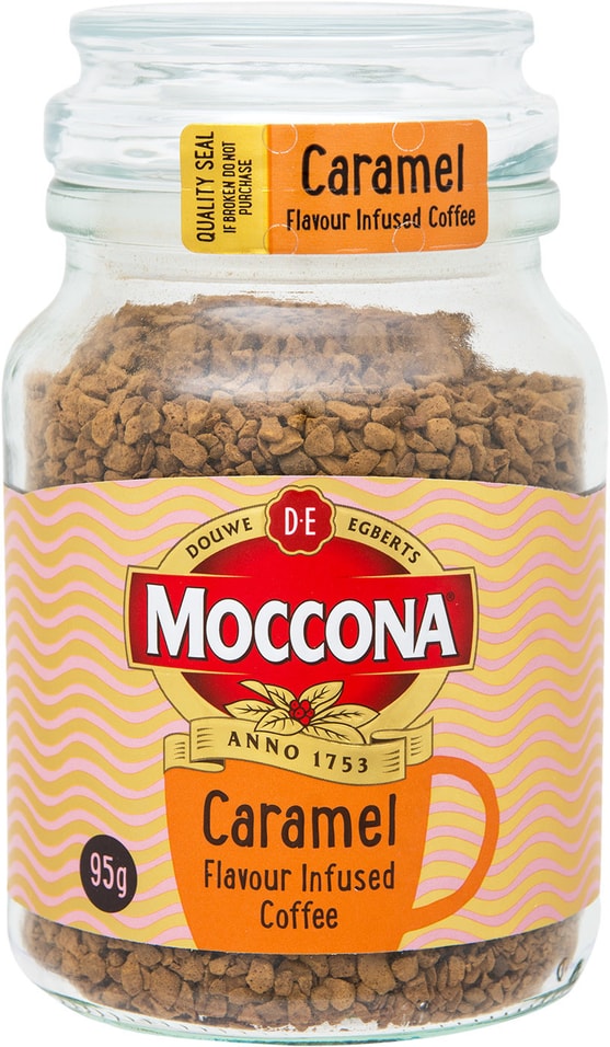Кофе растворимый Moccona Caramel 95г