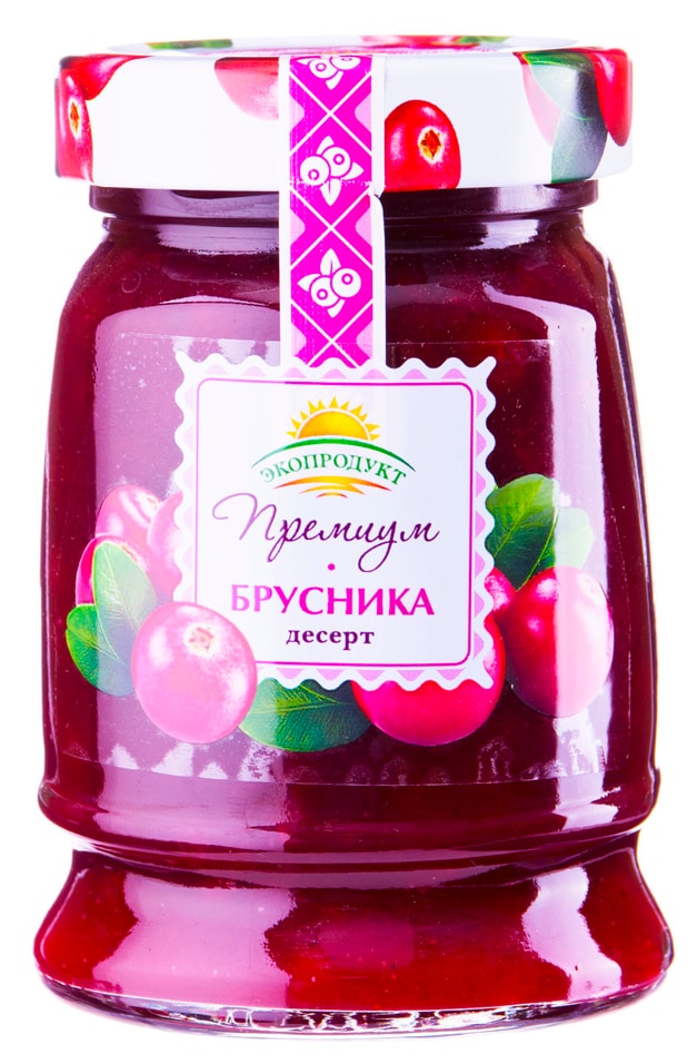 Десерт Экопродукт Премиум Брусника 330гс доставкой!