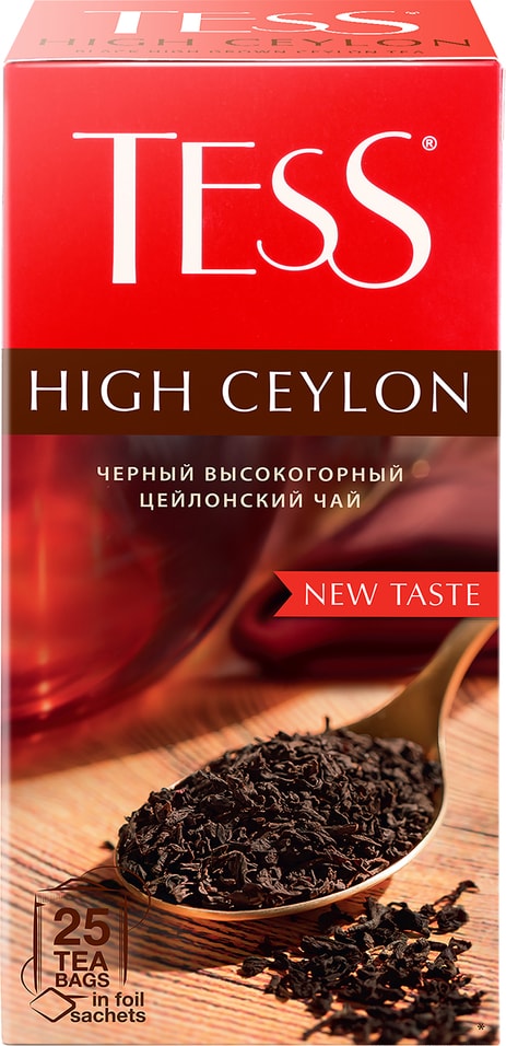 Чай черный Tess High ceylon 25*2.25г
