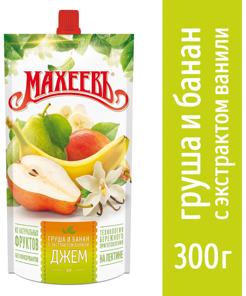 Джем Махеевъ Груша банан 300г - Vprok.ru Перекрёсток