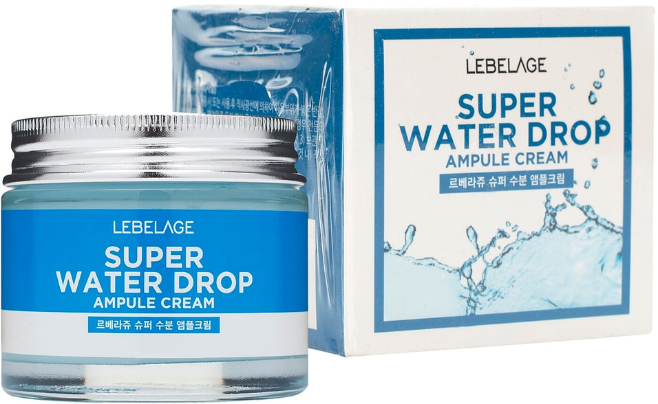 Крем для лица Lebelage Super Water Drop Ампульный Суперувлажняющий 70мл