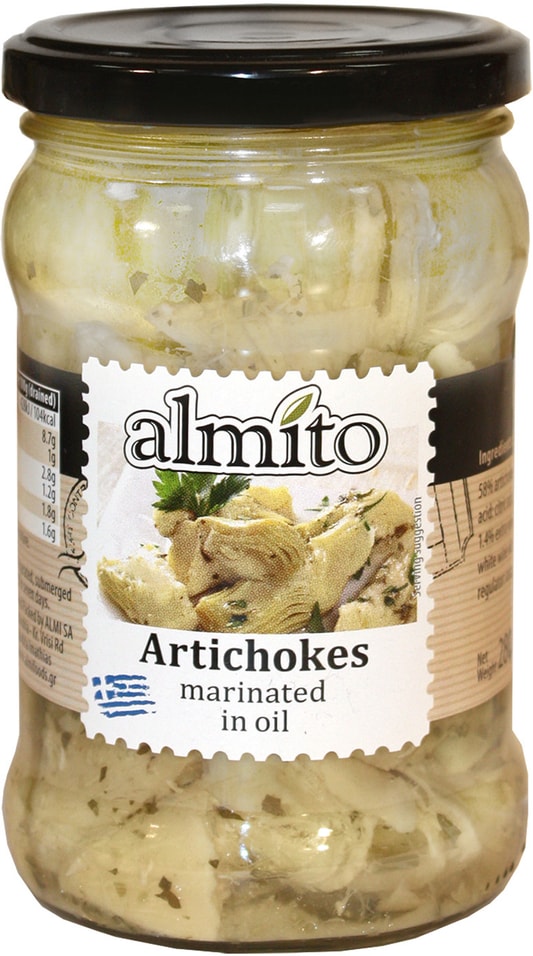 Артишоки Almito со специями в масле 320мл