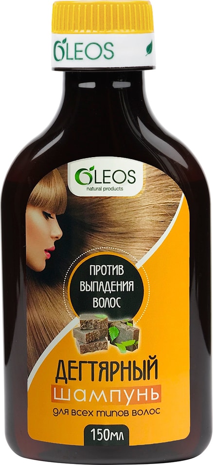 Шампунь для волос Oleos дегтярный 150мл