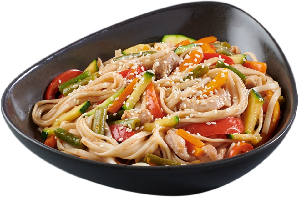 Лапша Creative Kitchen Удон с курицей 300гс доставкой!