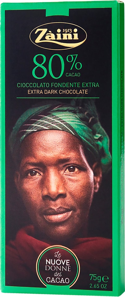 Шоколад Zaini Горький 80% какао 75г