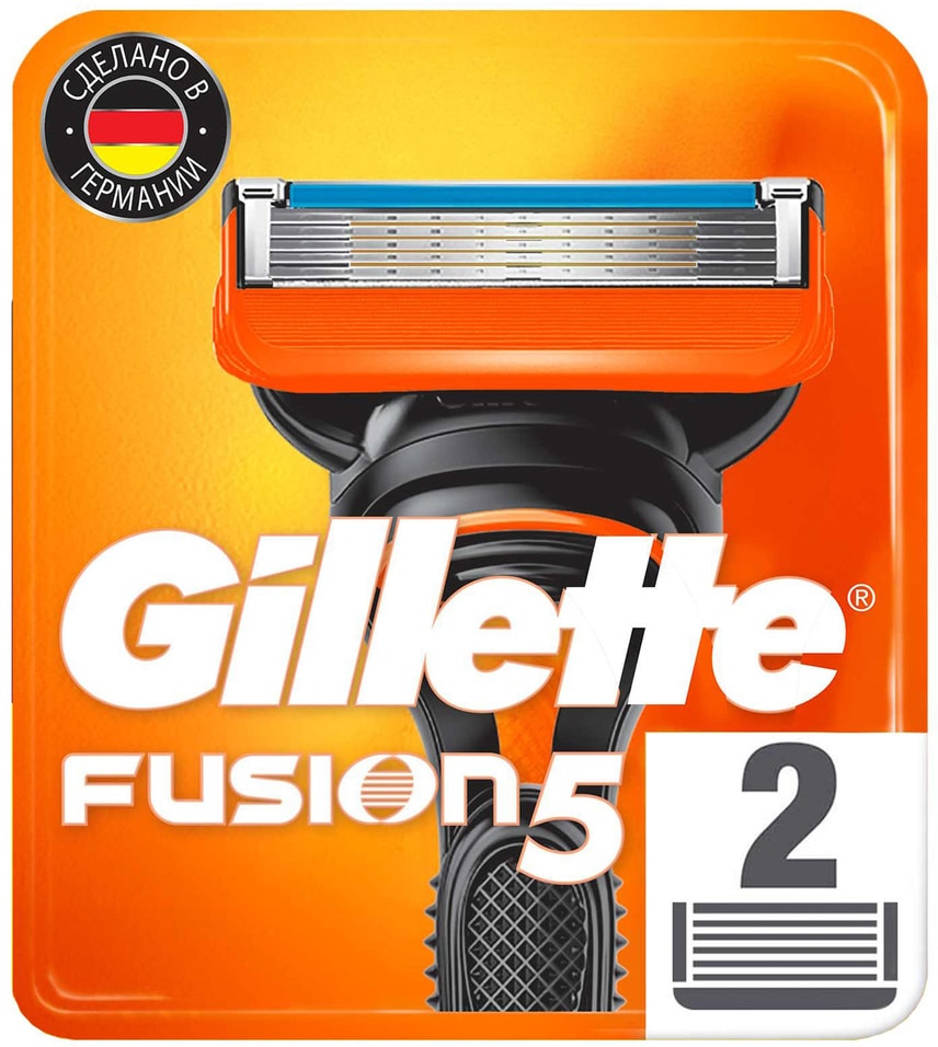 Отзывы о Кассеты для бритья Gillette Fusion 2шт