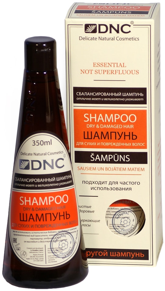 Отзывы о Шампунь для волос DNC для сухих и поврежденных 350мл