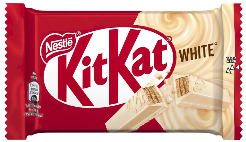 Шоколад KitKat White с хрустящей вафлей 41.5г