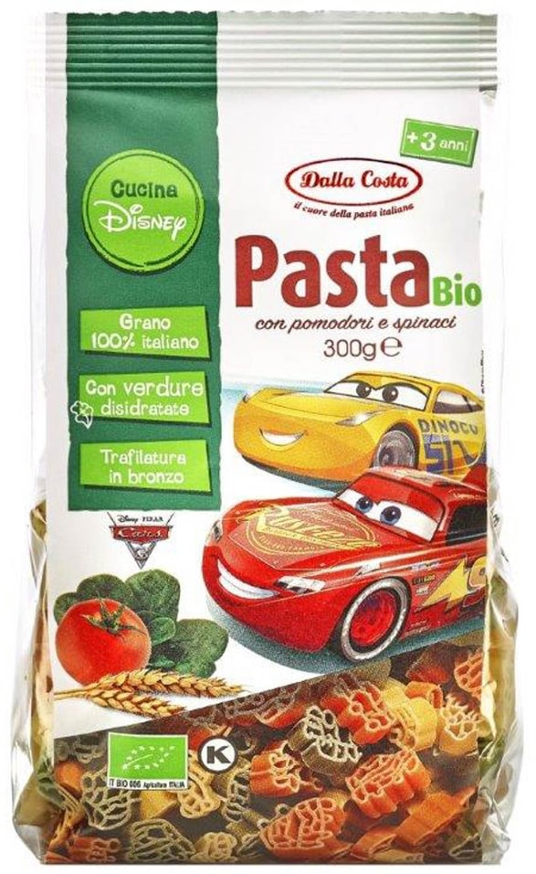 Макароны Dalla Costa Pasta Bio Тачки 300г