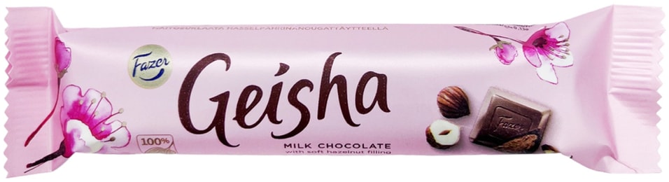 Батончик шоколадный Fazer Geisha 37г Доставим до двери 185₽