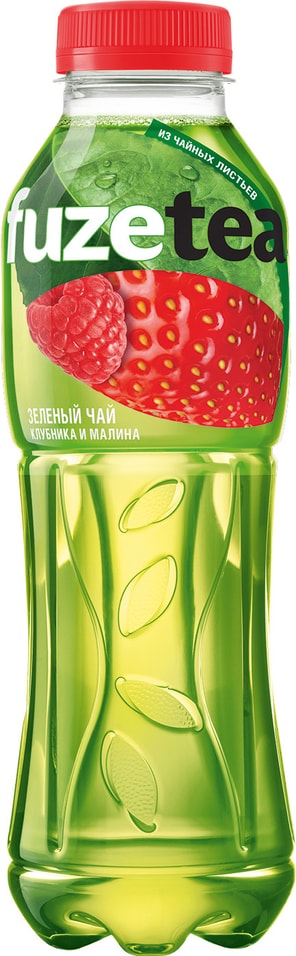 Чай зеленый Fuzetea Клубника и Малина 500мл от Vprok.ru