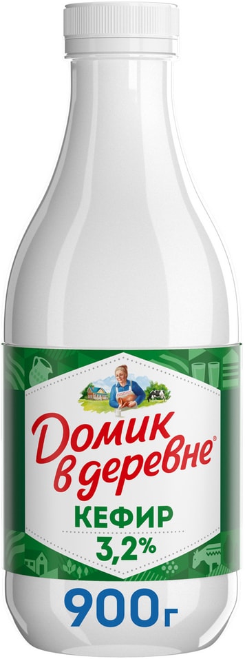 Кефир Домик в деревне 3.2% 900мл - Vprok.ru Перекрёсток
