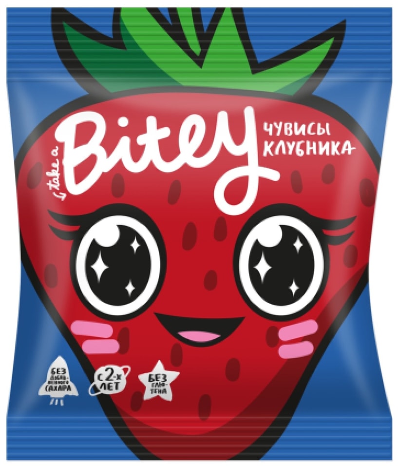 Мармелад Bitey Чувисы Клубника 20г