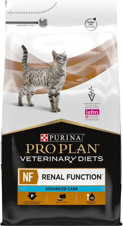 Сухой корм для кошек Purina Pro Plan Veterinary Diets NF Renal Function Advanced care при хронической почечной недостато
