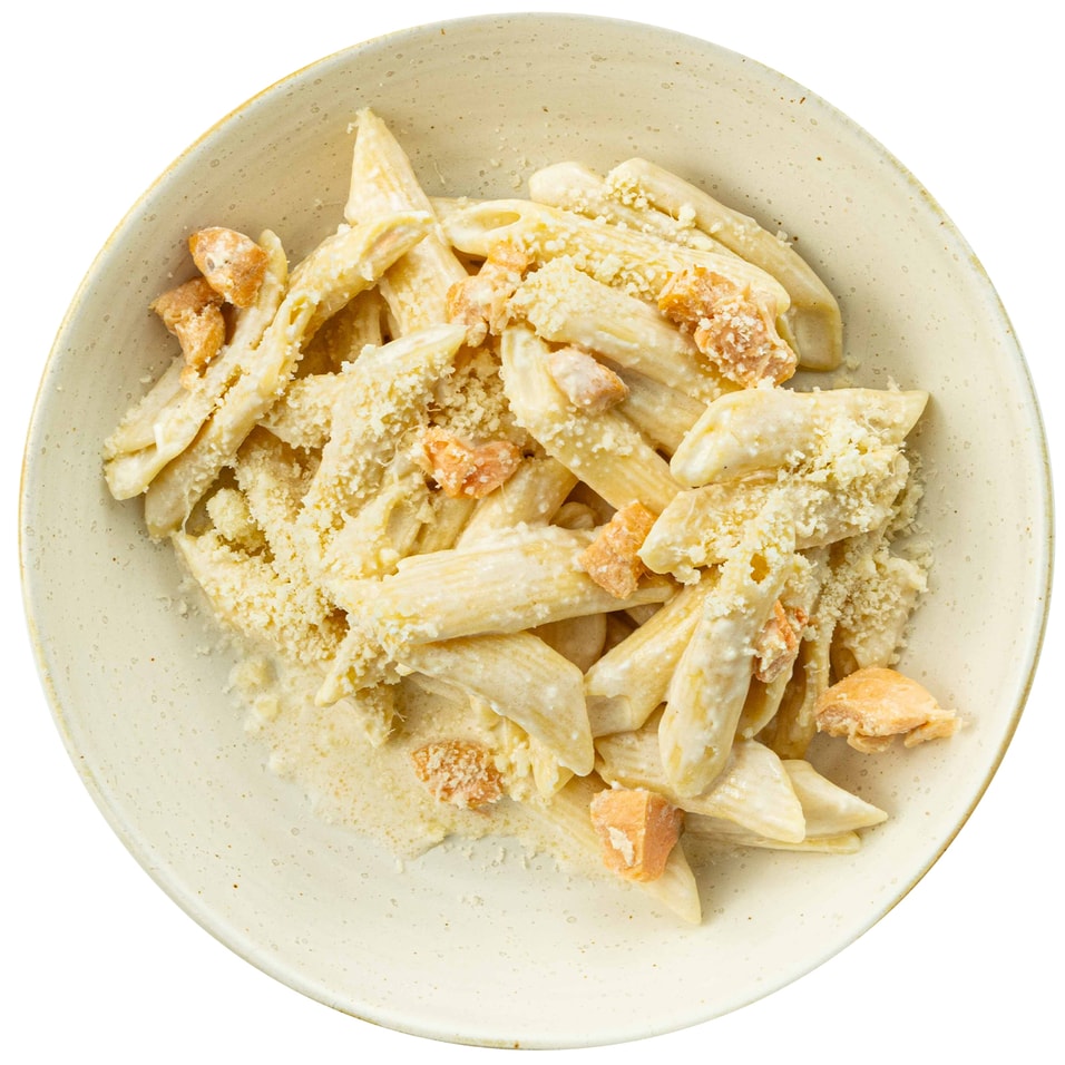 Фузилли AlphaChef с индейкой в сливочном соусе с грибами260г