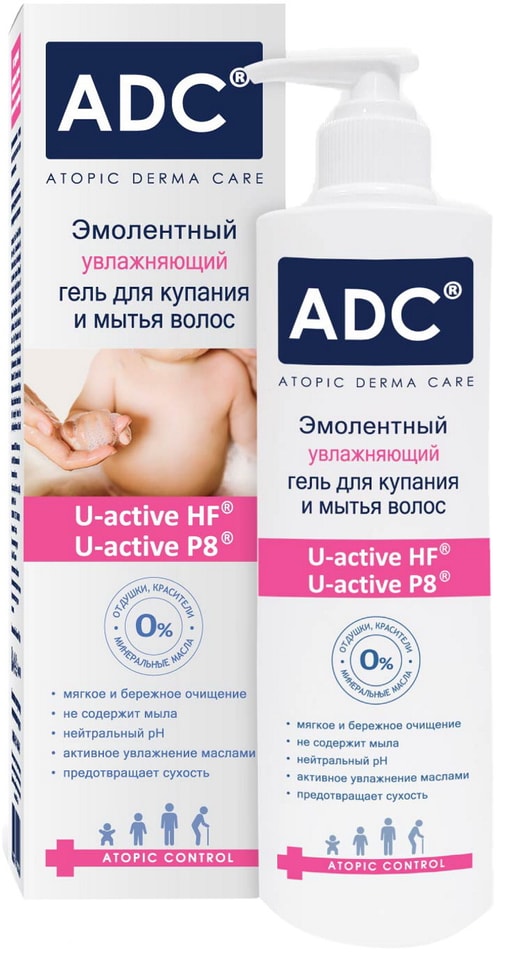 Крем-мыло ADC Эмолентное смягчающее 200мл