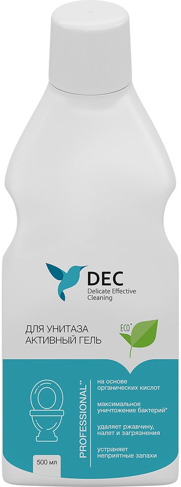 Чистящее средство DEC для унитазов с антибактериальным эффектом 0.5л от Vprok.ru