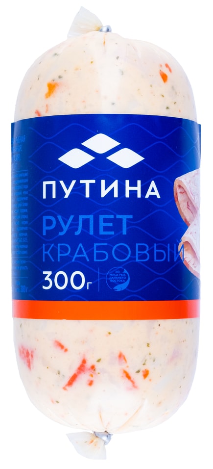 Крабовый рулет охлажденный 300г - Vprok.ru Перекрёсток