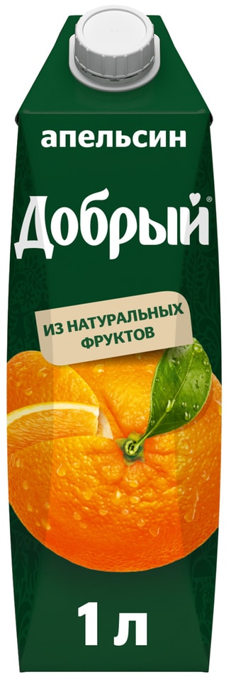 Нектар Добрый Апельсин с мякотью 1л