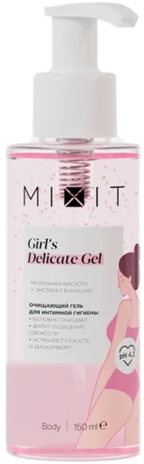 Гель для интимной гигиены MiXiT Girl s Delicate Gel 150мл 369₽