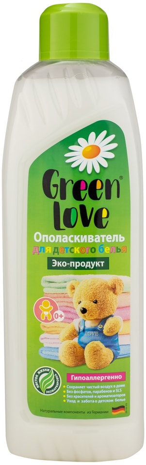 Ополаскиватель для детского белья Green Love Эко-продукт 1л