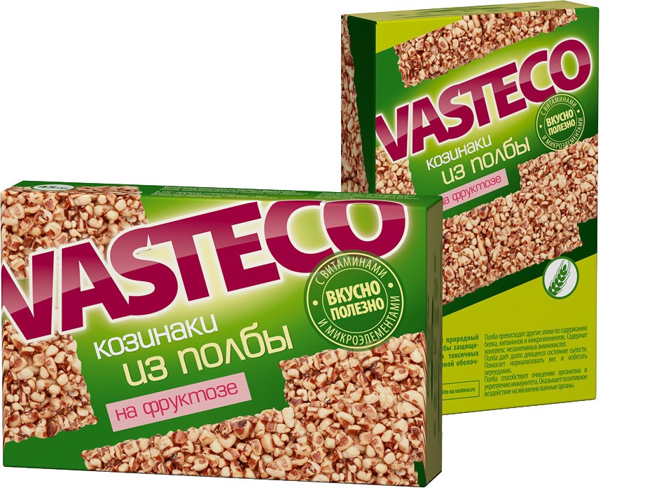 Козинаки Вастэко из полбы на фруктозе 45г