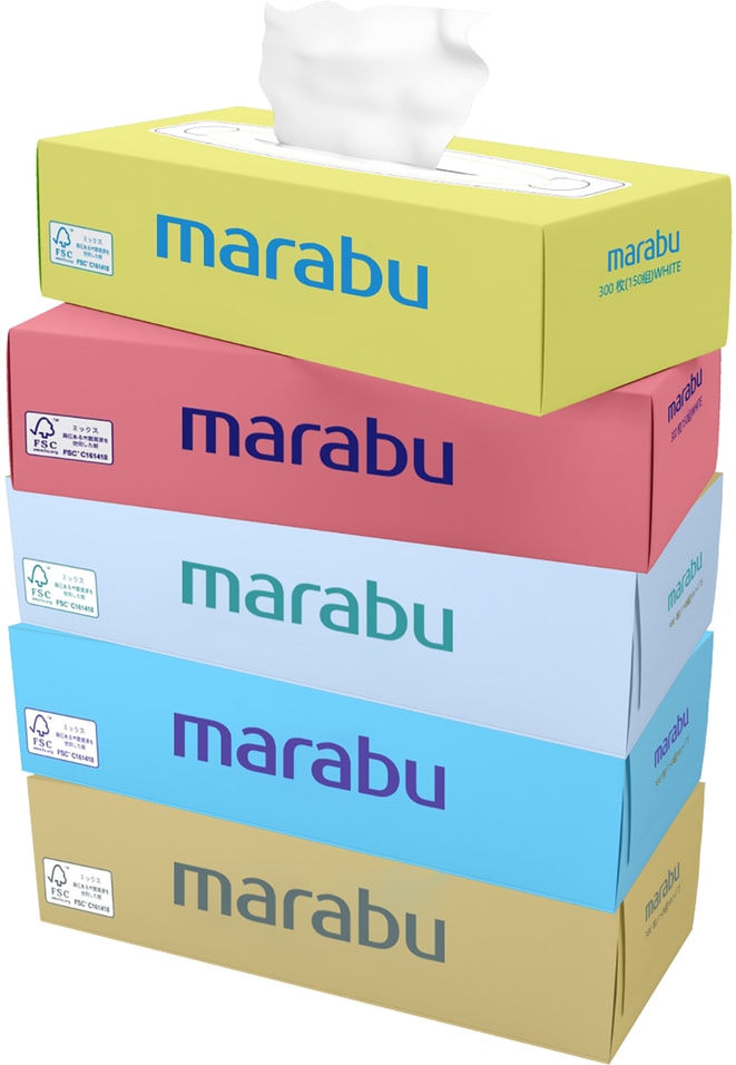 Салфетки бумажные Marabu Однотон 150шт в ассортименте 225₽