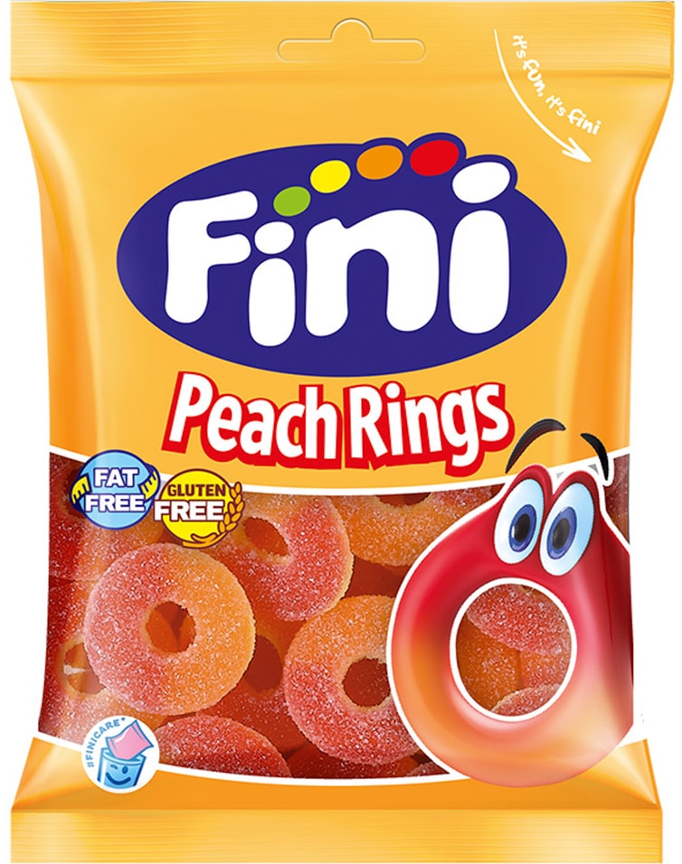 Мармелад Fini жевательный Peach Rings 90г