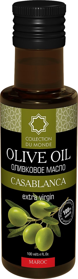 Масло оливковое Collection du monde Extra virgin нерафинированное 100мл