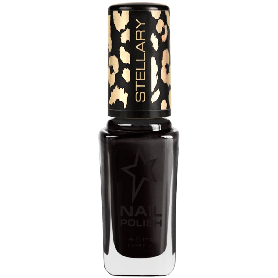 Лак для ногтей Stellary Nail polish тон 96 серо-черный 8мл