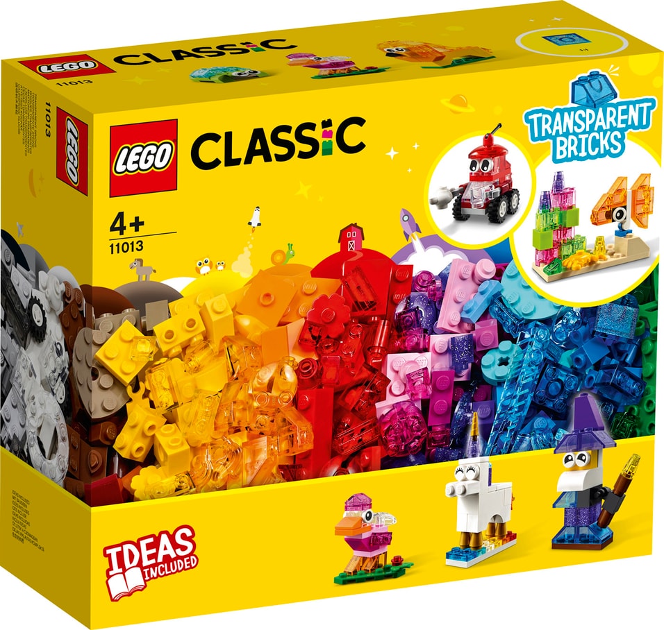 Конструктор LEGO Classic 11013 Прозрачные кубики