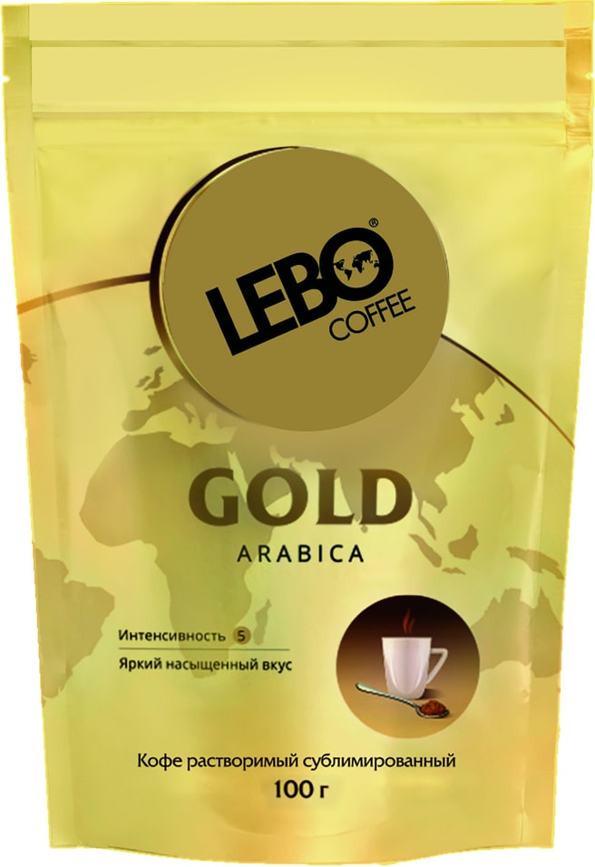 Кофе растворимый Lebo Gold 100г от Vprok.ru