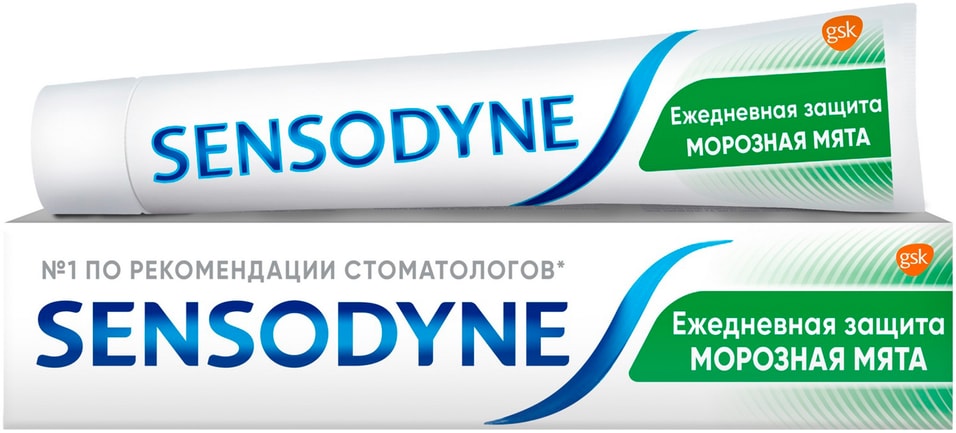 Зубная паста Sensodyne Ежедневная защита Морозная мята 75мл