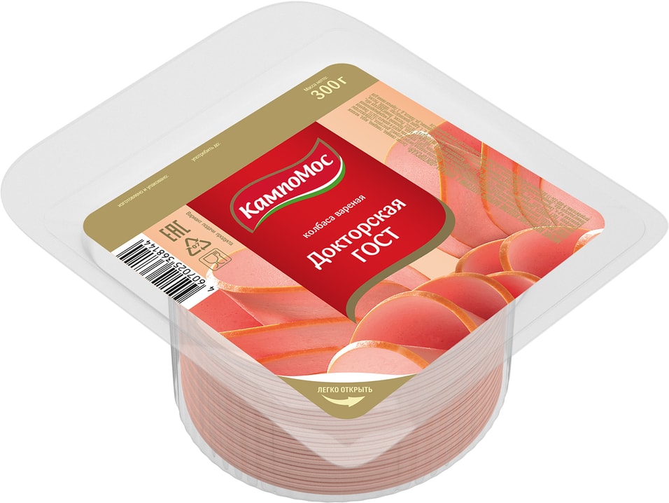 Колбаса Кампомос Докторская вареная 300г