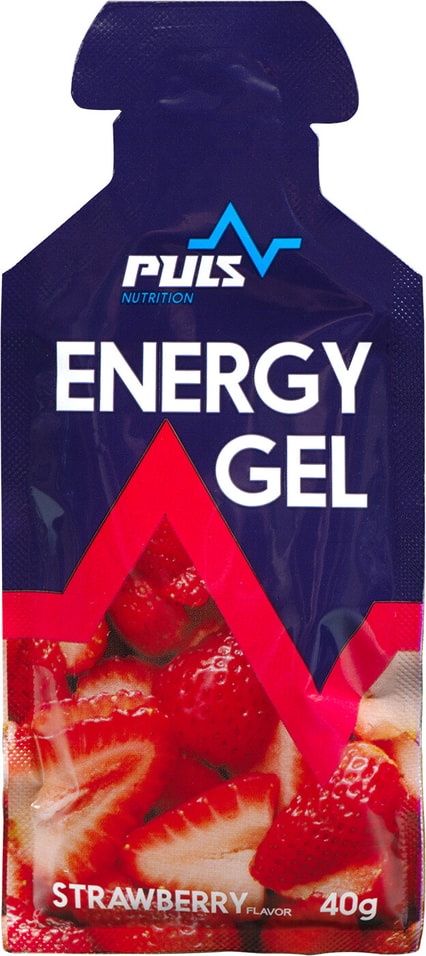Гель питьевой энергетический Puls Nutrition Puls Energy Gel Клубника 40г