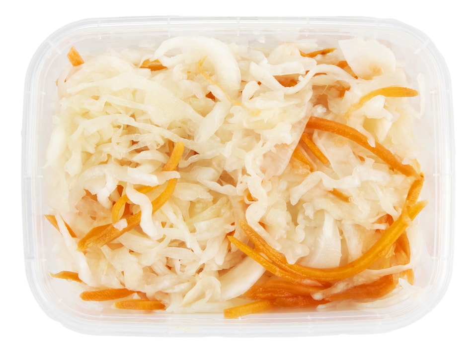 Капуста квашеная Зеленая Линия шинкованная с морковью 300г