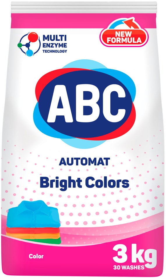 Стиральный порошок ABC для цветного 3кг
