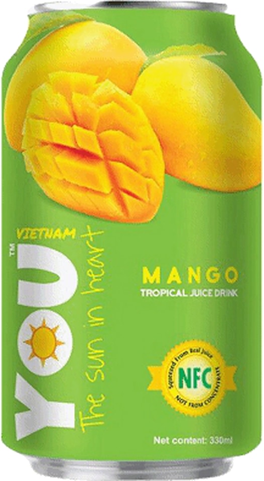 Напиток You Vietnam Тропический манго 330мл
