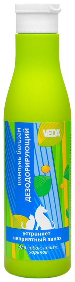 Шампунь-бальзам для собак и кошек Veda Дезодорирующий 250мл 136₽