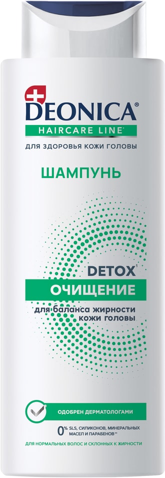 Шампунь для волос Deonica Detox очищение 380мл